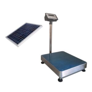 Báscula electrónica solar