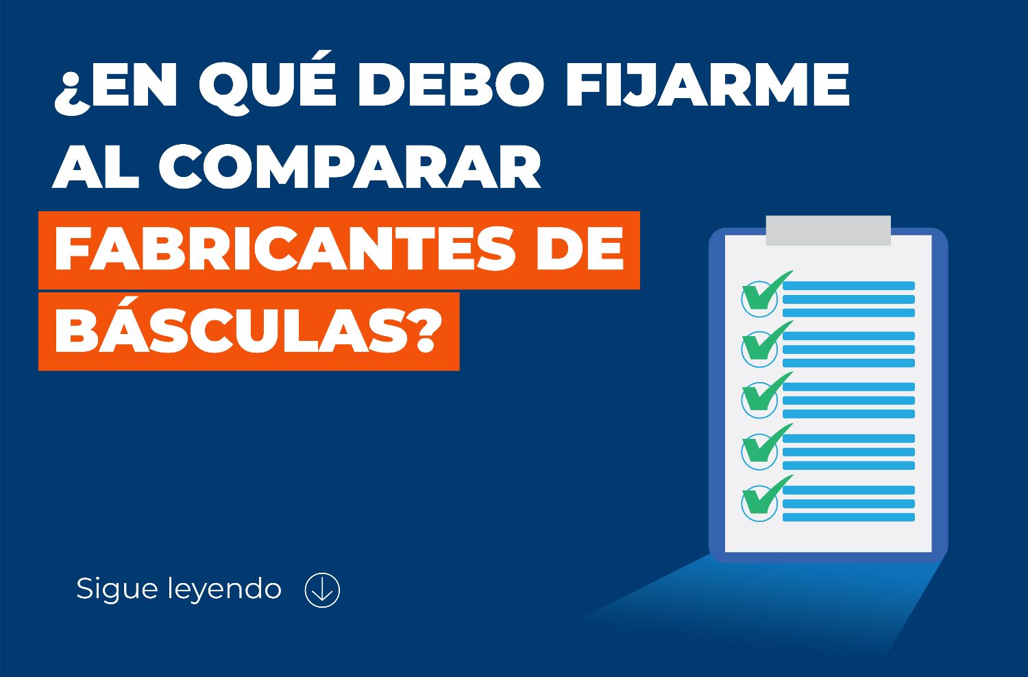 Foto Blog Fabricantes de basculas