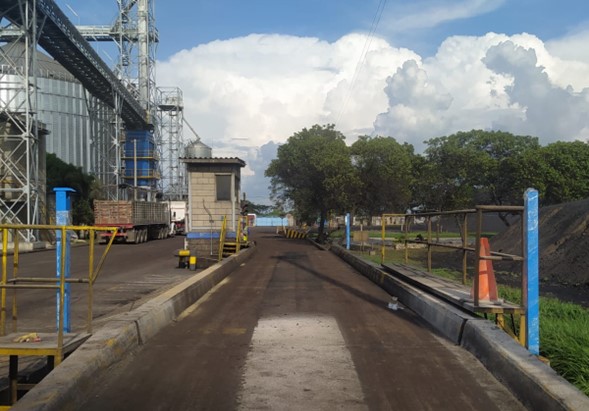 Ahora COMPAS cuenta con sistemas de posicionamiento BASCOSTA en sus básculas camioneras en el puerto de Tolú.
