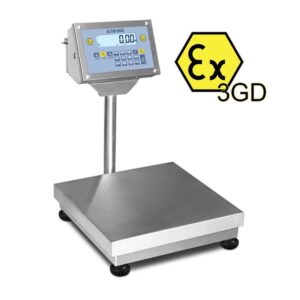 Balanzas de mostrador de acero Inoxidable para zonas ATEX 2 y 22 serie «Easy Pesa 3GD»