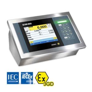 3590EGT-IECEX3GD «Touch»: Visor con pantalla táctil para Zonas Ex 2 & 22